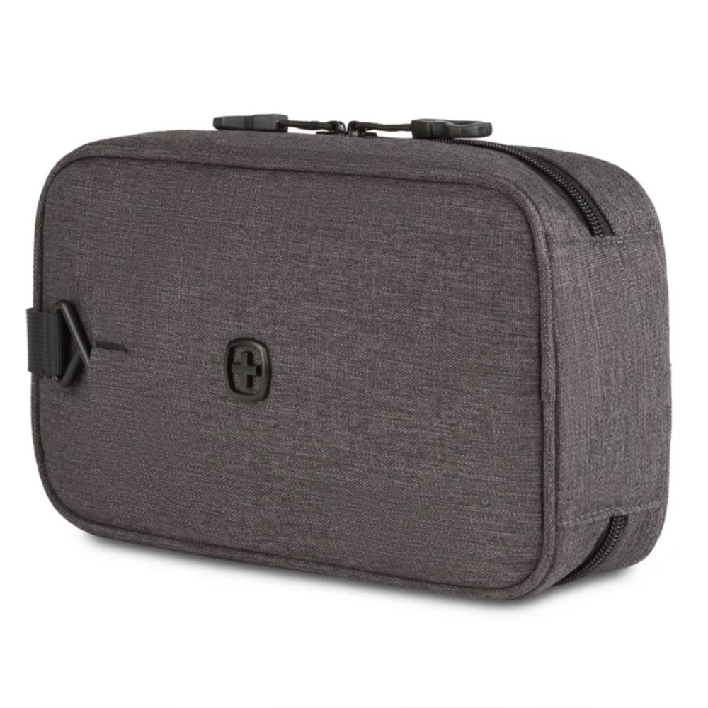 SWISS GEAR - The Vertical Fully Lined Hanging Toiletry Bag  - Dark Gray.     NWT
